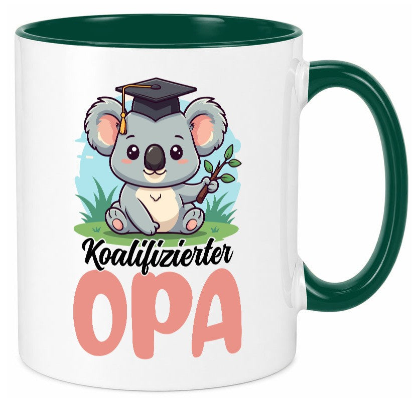 Koalifizierter Opa | Großvater Enkel Familie Humor Geschenkidee Tasse