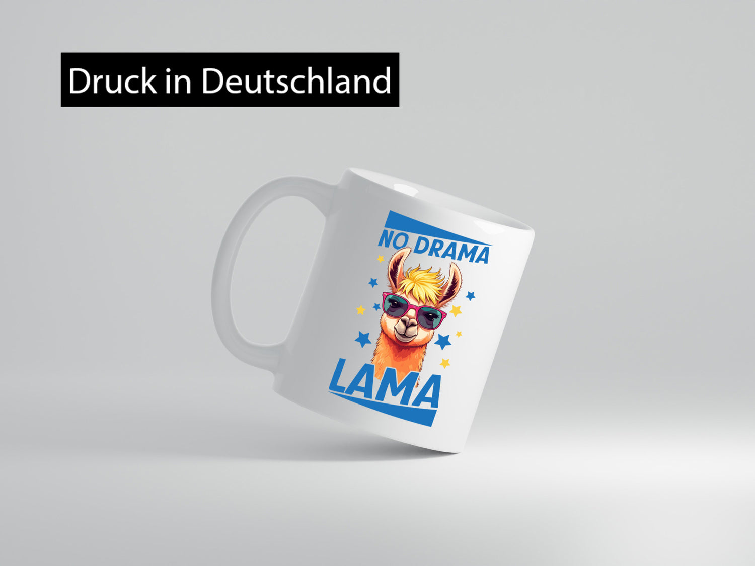 No Drama Lama | Alpaka mit Sonnenbrille Geschenk Humor Geschenkidee lustiger