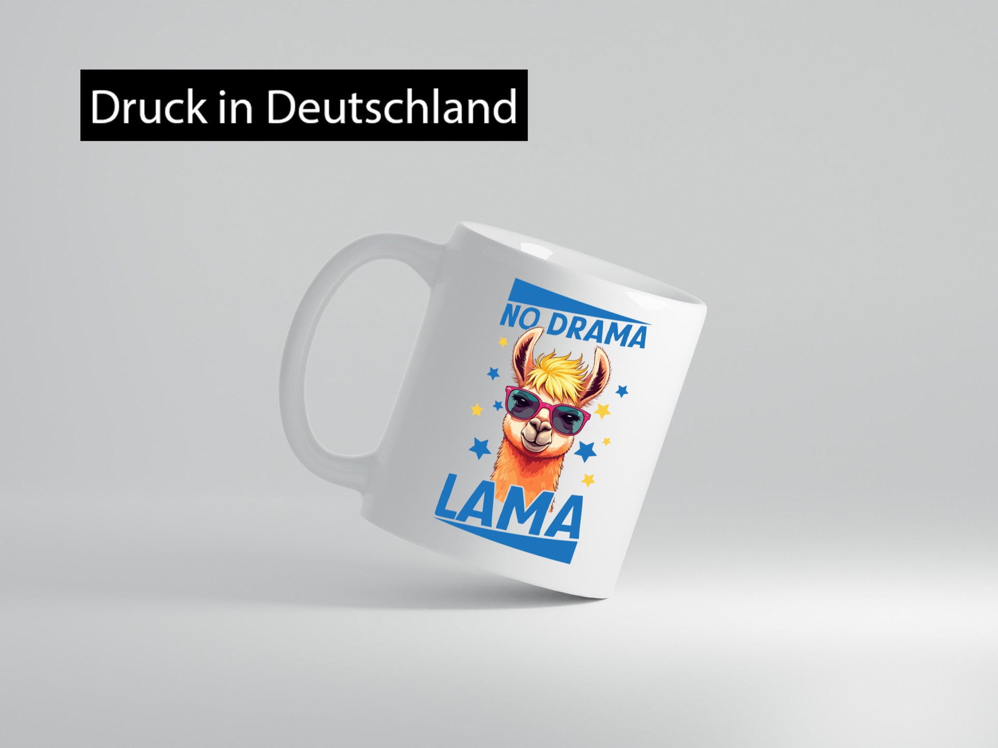 No Drama Lama | Alpaka mit Sonnenbrille Geschenk Humor Geschenkidee lustiger