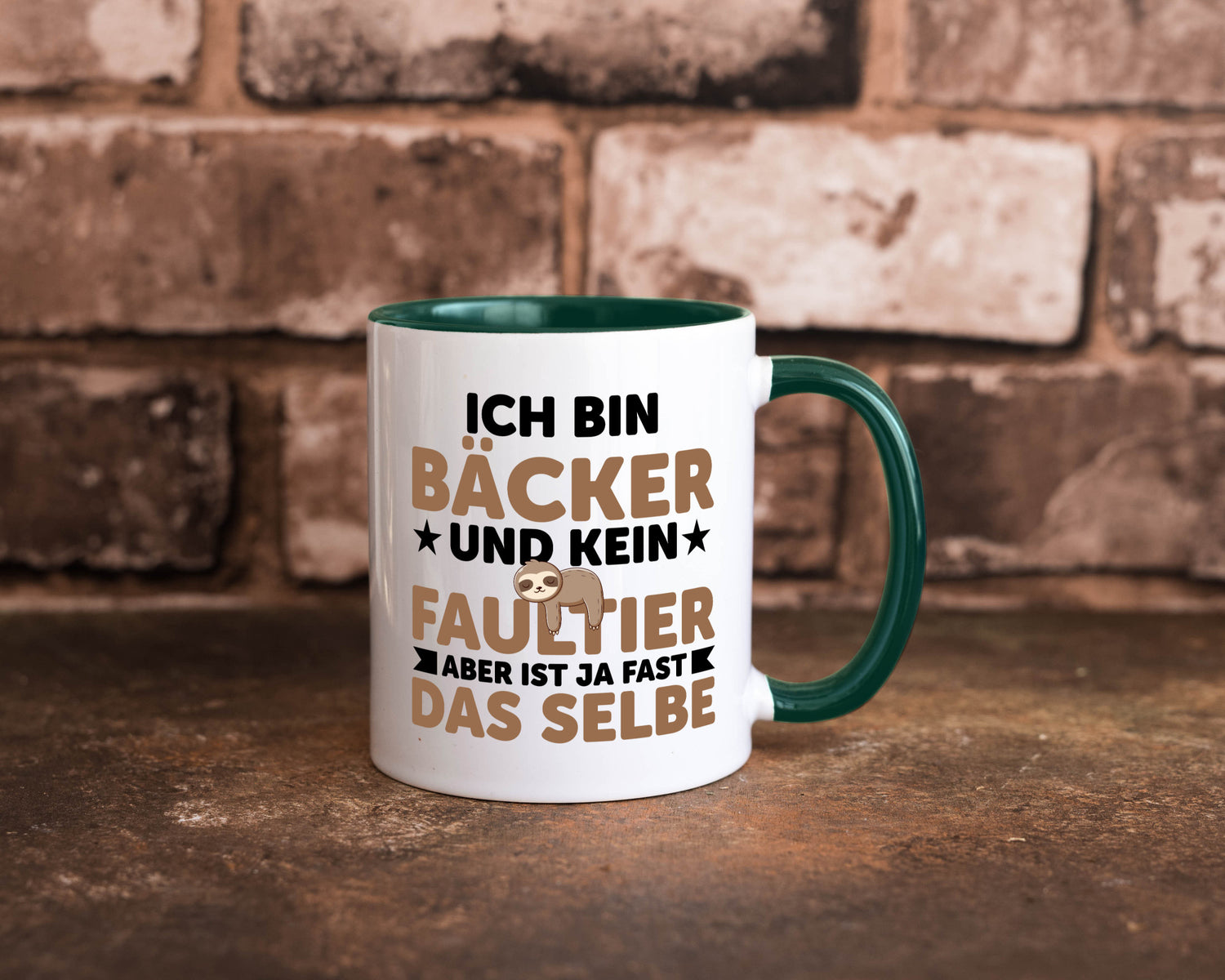 Ich bin kein Faultier: Bäcker | Bäckerei Backen Konditor Humor Tierliebhaber