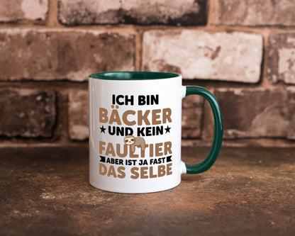 Ich bin kein Faultier: Bäcker | Bäckerei Backen Konditor Humor Tierliebhaber