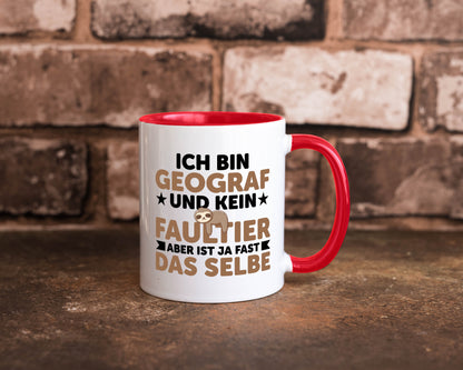 Ich bin kein Faultier: Geograf | Geografie v2 lustig Tierliebhaber Humor