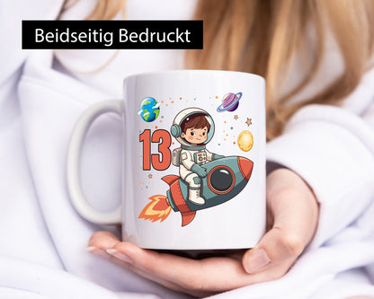 13. Geburtstag | 13 Jahre Astronaut Weltraum lustiger Spruch Geschenk