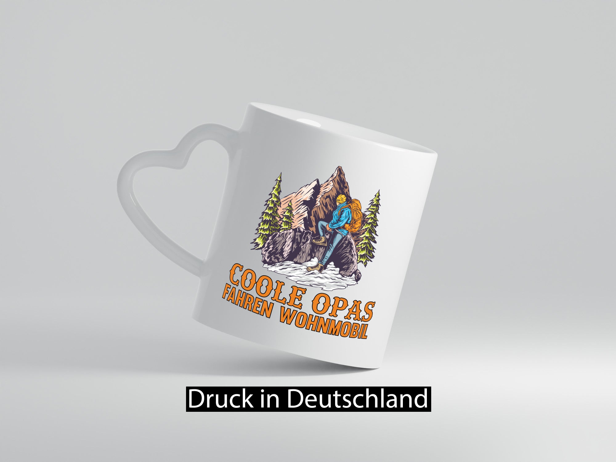 Coole Opas fahren Wohnmobil | Opa Wanderer Berge Humor Familie Geschenkidee