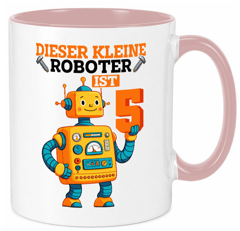 5. Geburtstag | 5 Jahre Roboter Junge lustiger Spruch Geschenk Geschenkidee