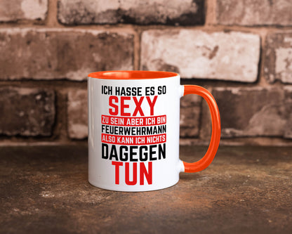 Sexy Feuerwehrmann | Helden Flammen Brandeinsatz lustig Humor Geschenkidee