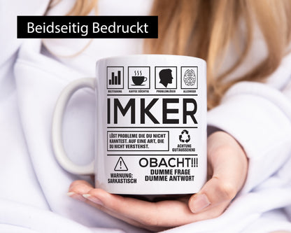 Achtung Probleme Imker | Imkerei Geschenk Humor Geschenkidee lustiger Spruch