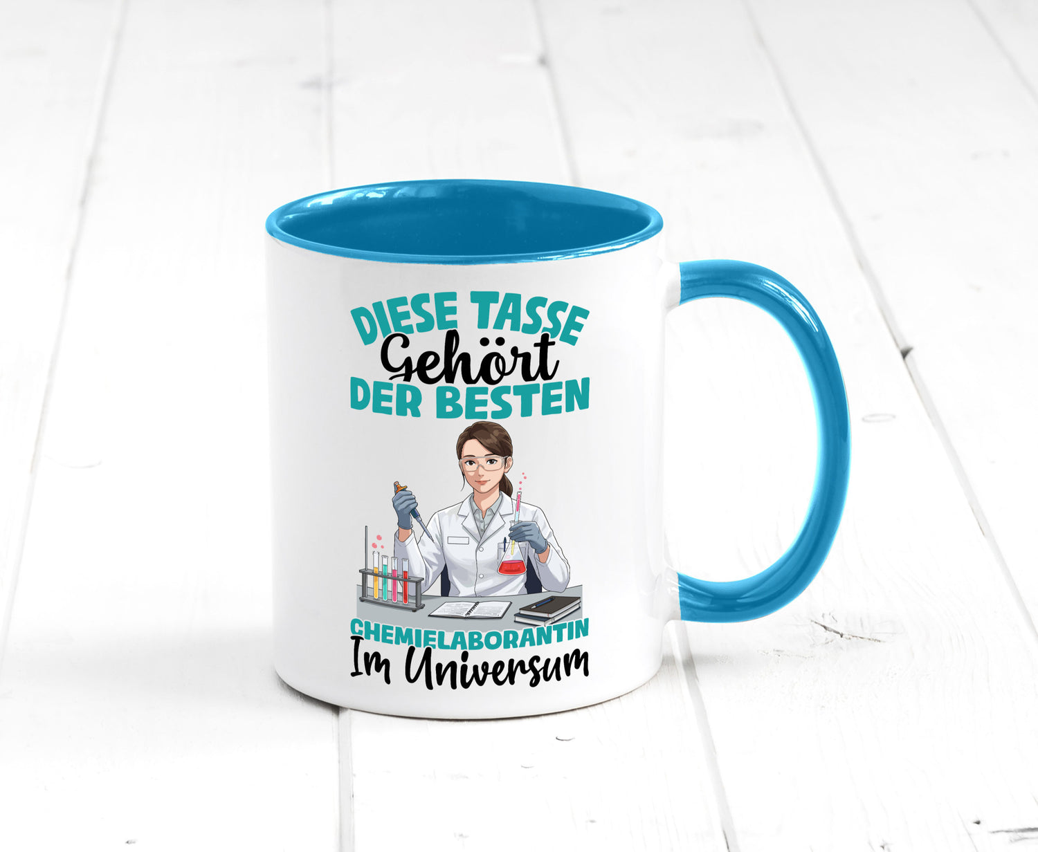 Im Universum: Chemielaborantin | Laborantin Chemie lustiger Spruch Geschenk