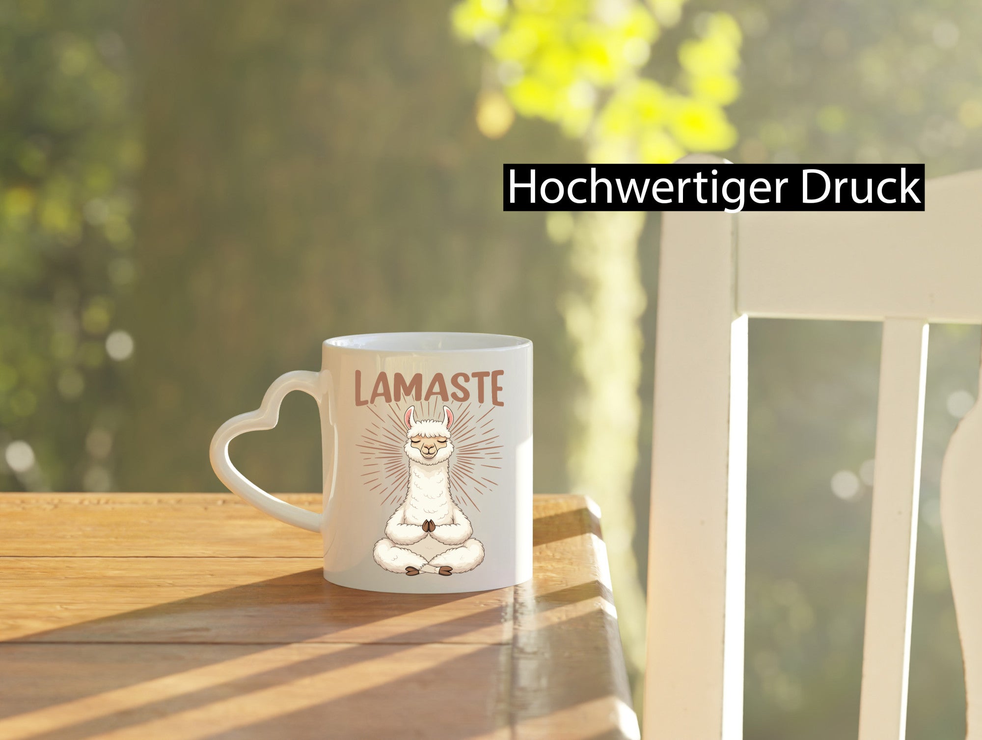 Lamaste | Lama Namaste lustiger Spruch Geschenk Humor Geschenkidee Tasse
