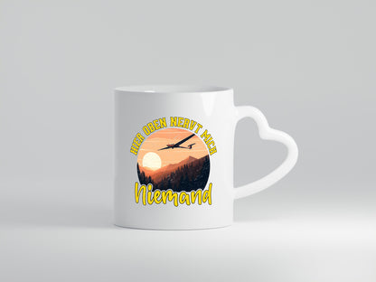 Hier nervt mich niemand | Segelflieger Segelfliegen lustig Humor Geschenkidee