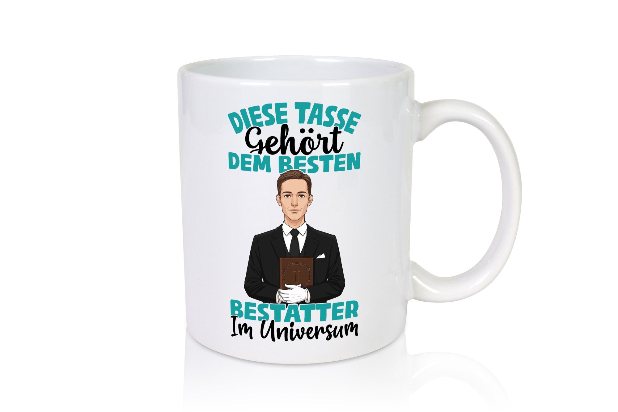 Im Universum: Bestatter | Bestattung Totengräber lustig Humor Geschenkidee