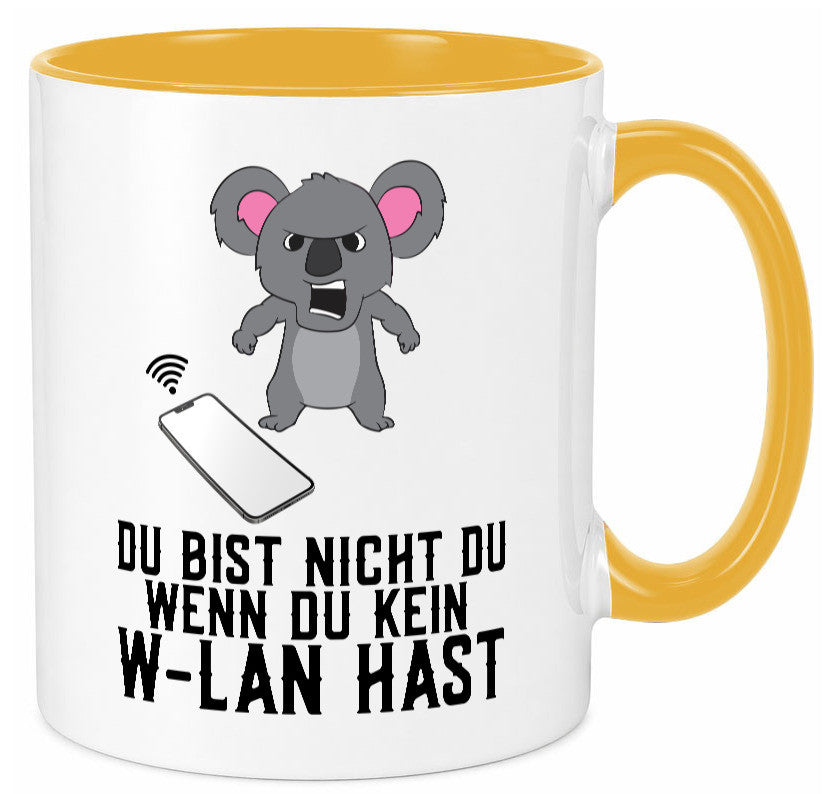 Du bist nicht | wütender Bär WLAN Computer Nerd Geschenkidee Humor Tasse