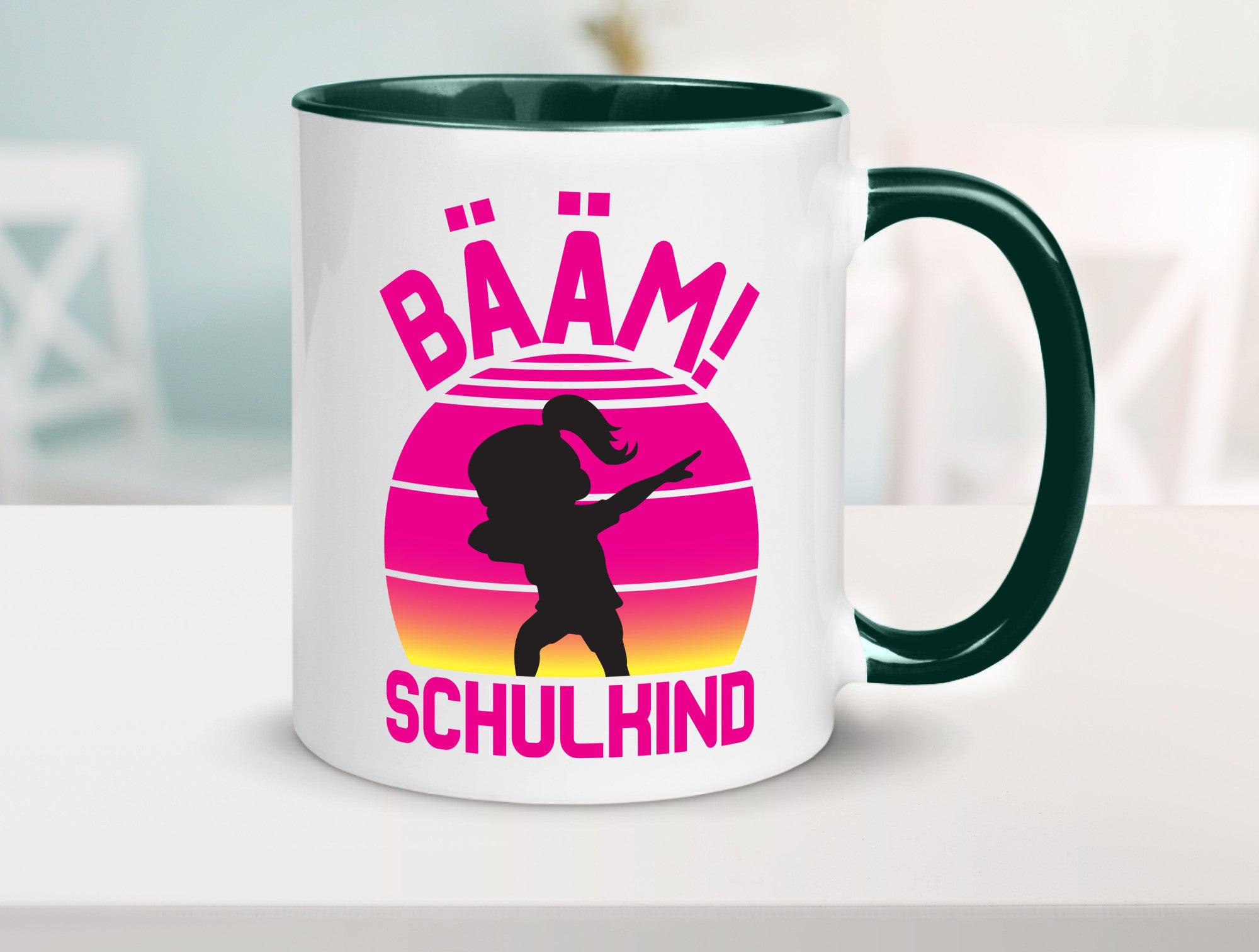 Bääm Schulkind | Einschuldung Schulanfang Geschenkidee Humor Tasse
