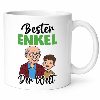 Bester Enkel | Großmutter Großvater Oma Opa lustiger Spruch Geschenk Familie