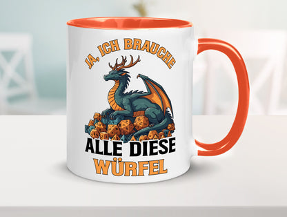 Ja ich brauche alle diese Würfel | Drache Rollenspiel v2 Geschenk Humor