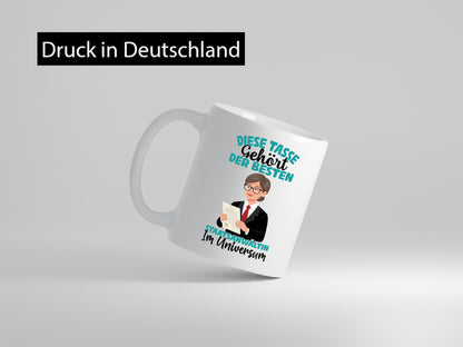 Im Universum: Staatsanwältin | Anwältin Geschenkidee Humor Tasse