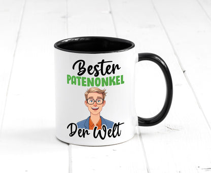 Bester Patenonkel | Onkel lustiger Spruch Geschenk Humor Geschenkidee Tasse