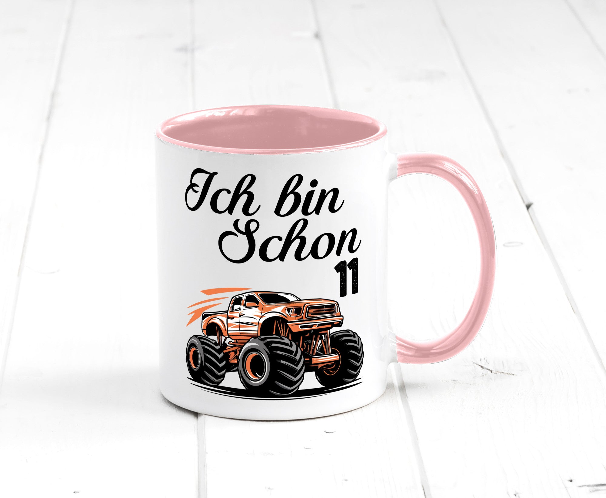 11. Geburtstag | Monster truck 11 Jahre lustiger Spruch Geschenk Geschenkidee