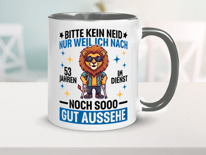 53 Jahre im Dienst | Arbeitsjubiläum Arbeit Geschenkidee Kollegen Büro Humor