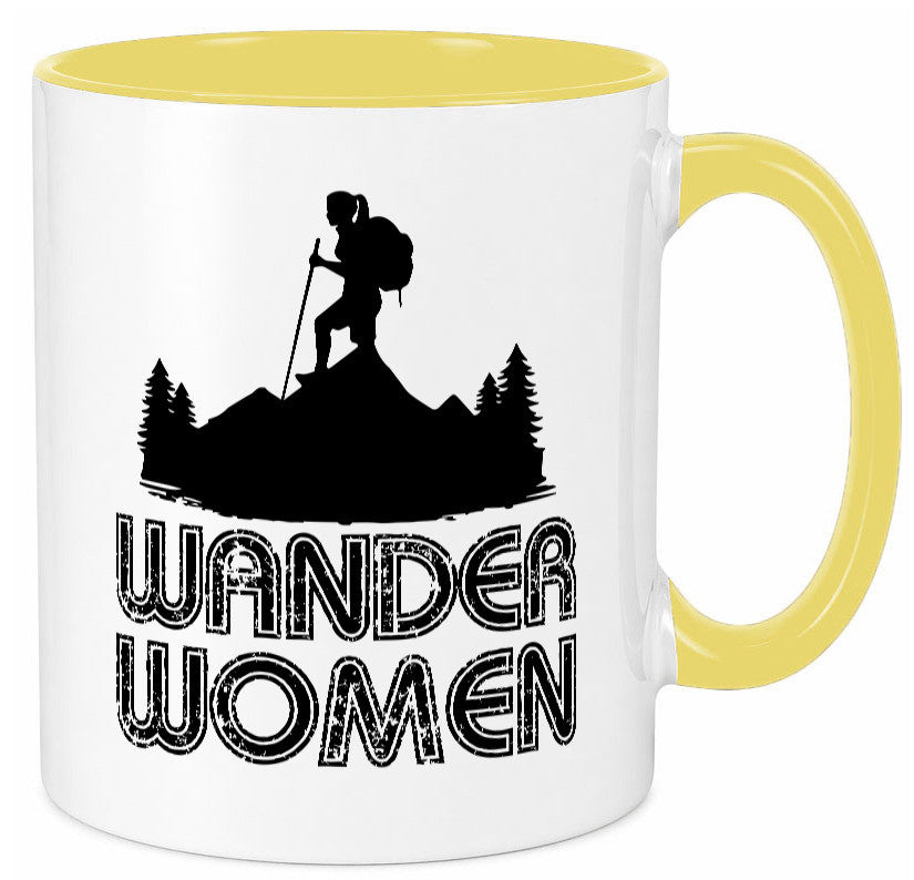 Wander Woman | Wandern Berge Geschenk Familie Geschenkidee lustiger Spruch Tasse