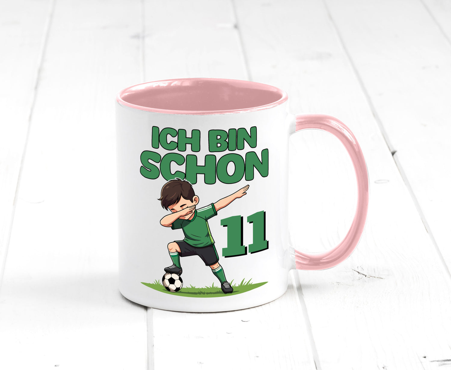 11. Geburtstag | 11 Jahre Fußballer Geschenkidee Humor Tasse