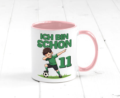 11. Geburtstag | 11 Jahre Fußballer Geschenkidee Humor Tasse