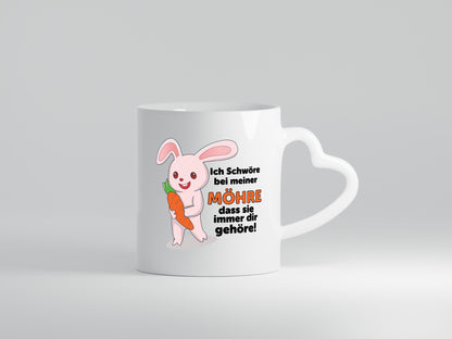 Ich schwöre bei meiner Möhre | Hasse Es gehört dir Geschenk Humor Geschenkidee