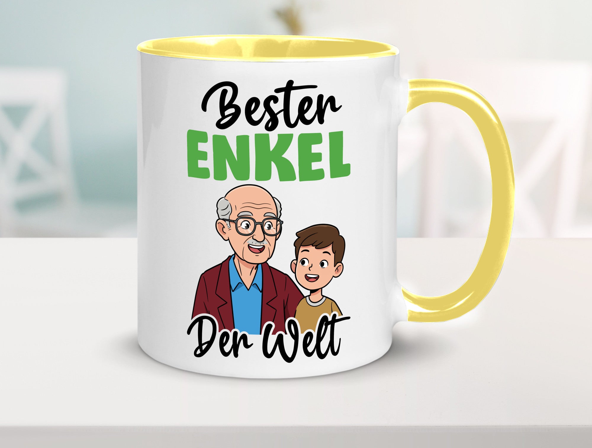 Bester Enkel | Großmutter Großvater Oma Opa lustiger Spruch Geschenk Familie