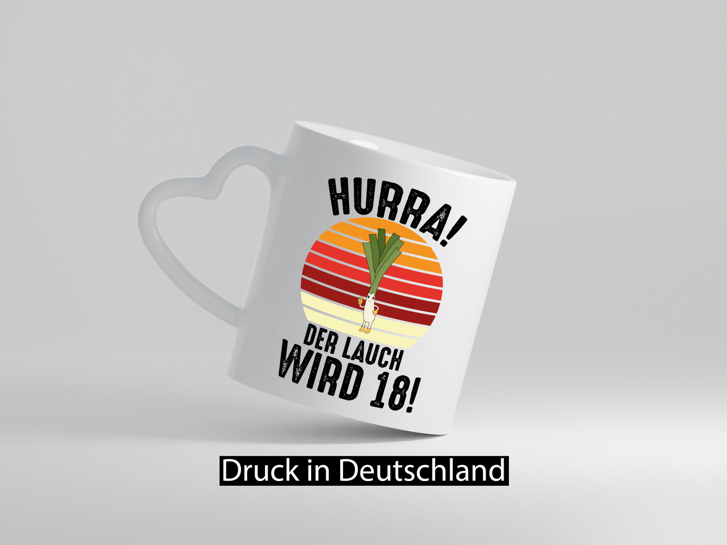 Hurra der lauch wird 18 | 18. Geburtstag Ehrentag lustiger Spruch Geschenk