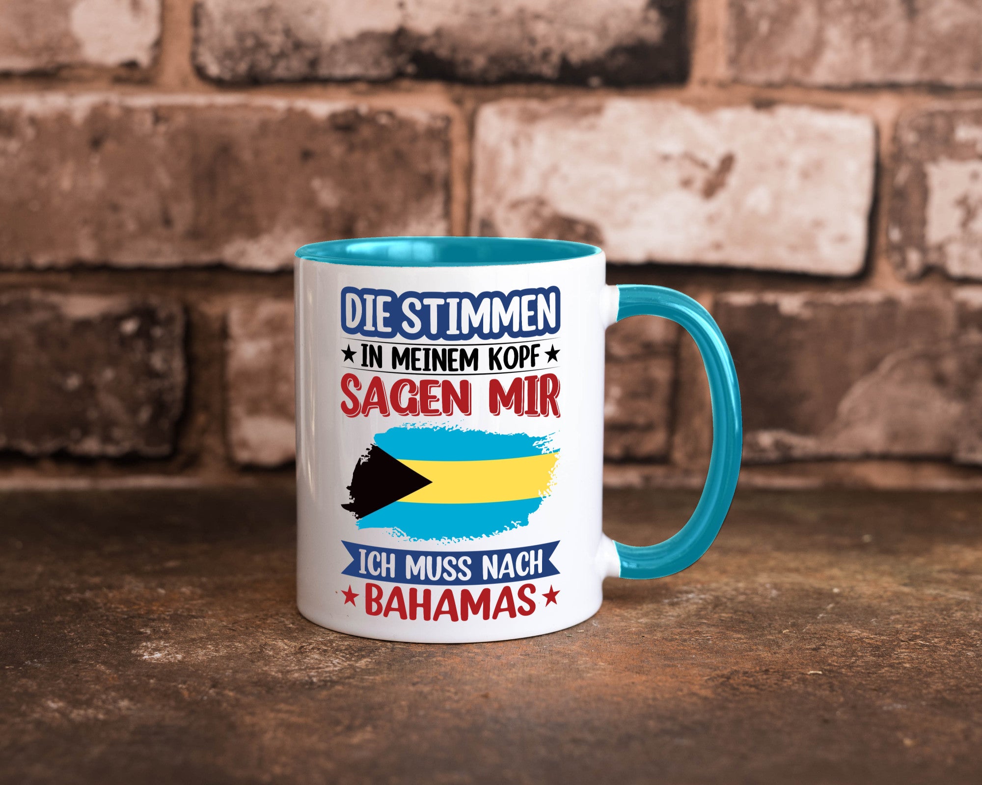 Bahamas | Urlaub Stimmen in meinem Kopf Traumland Geschenk Humor Geschenkidee