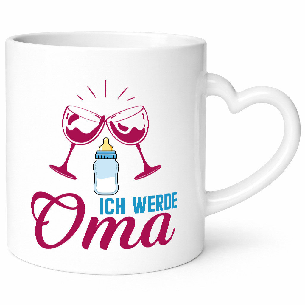 Ich werde Oma | Ankündigung Schwangerschaft Geschenkidee Familie Humor Tasse