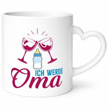 Ich werde Oma | Ankündigung Schwangerschaft Geschenkidee Familie Humor Tasse