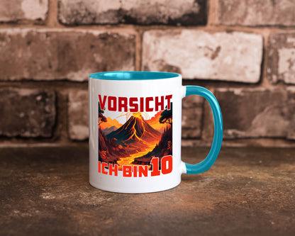 10. Geburtstag | 10 Jahre Vulkanausbruch Vulkan Humor Geschenkidee Tasse