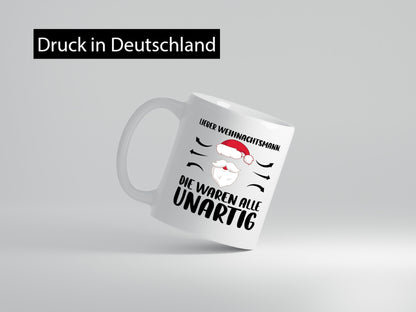 Lieber weihnachtsman die waren alle unartig | Weihnachten Geschenk Humor