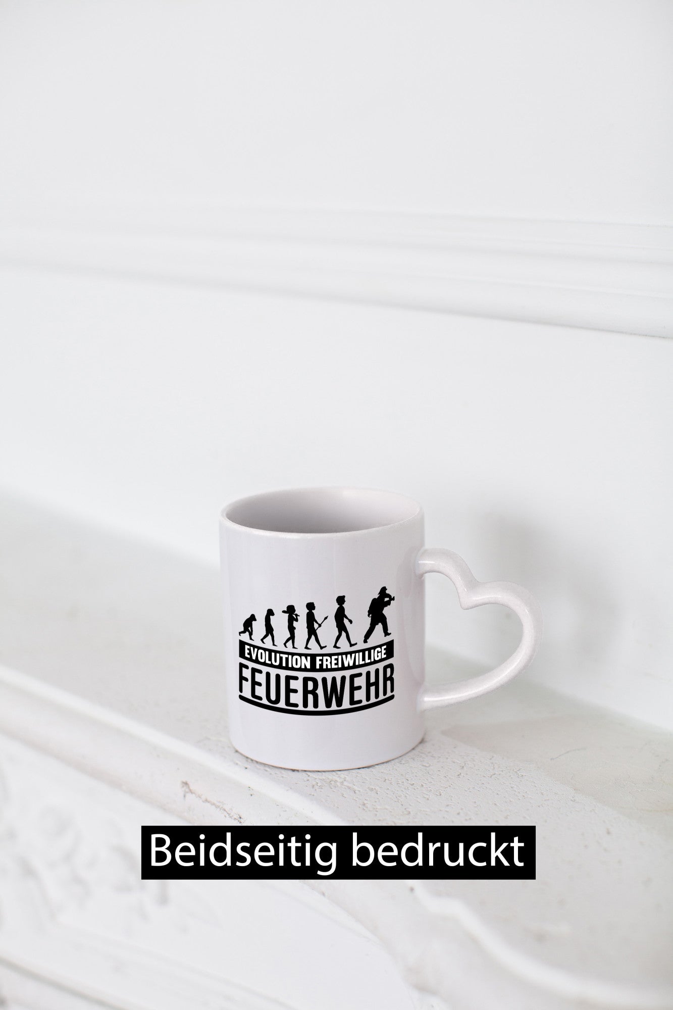 Freiwillige Feuerwehr | Evolution Motiv Feuerwehrmann lustiger Spruch Geschenk
