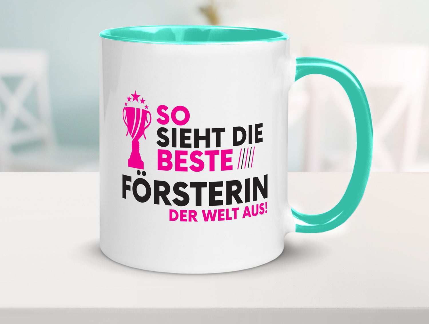 Die Weltbeste Försterin | Forst Arbeit Humor Kollegen Büro Geschenkidee Tasse