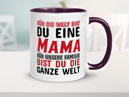 Beste mama der Welt lustiger Spruch Geschenk Familie Geschenkidee Tasse