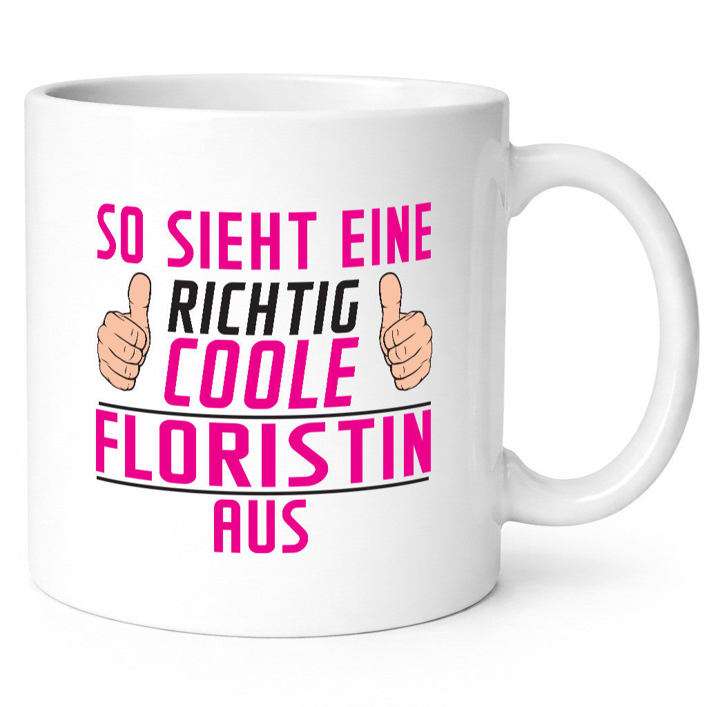 Richtig Coole Floristin | Blumen Verkäuferin lustig Humor Geschenkidee Geschenk