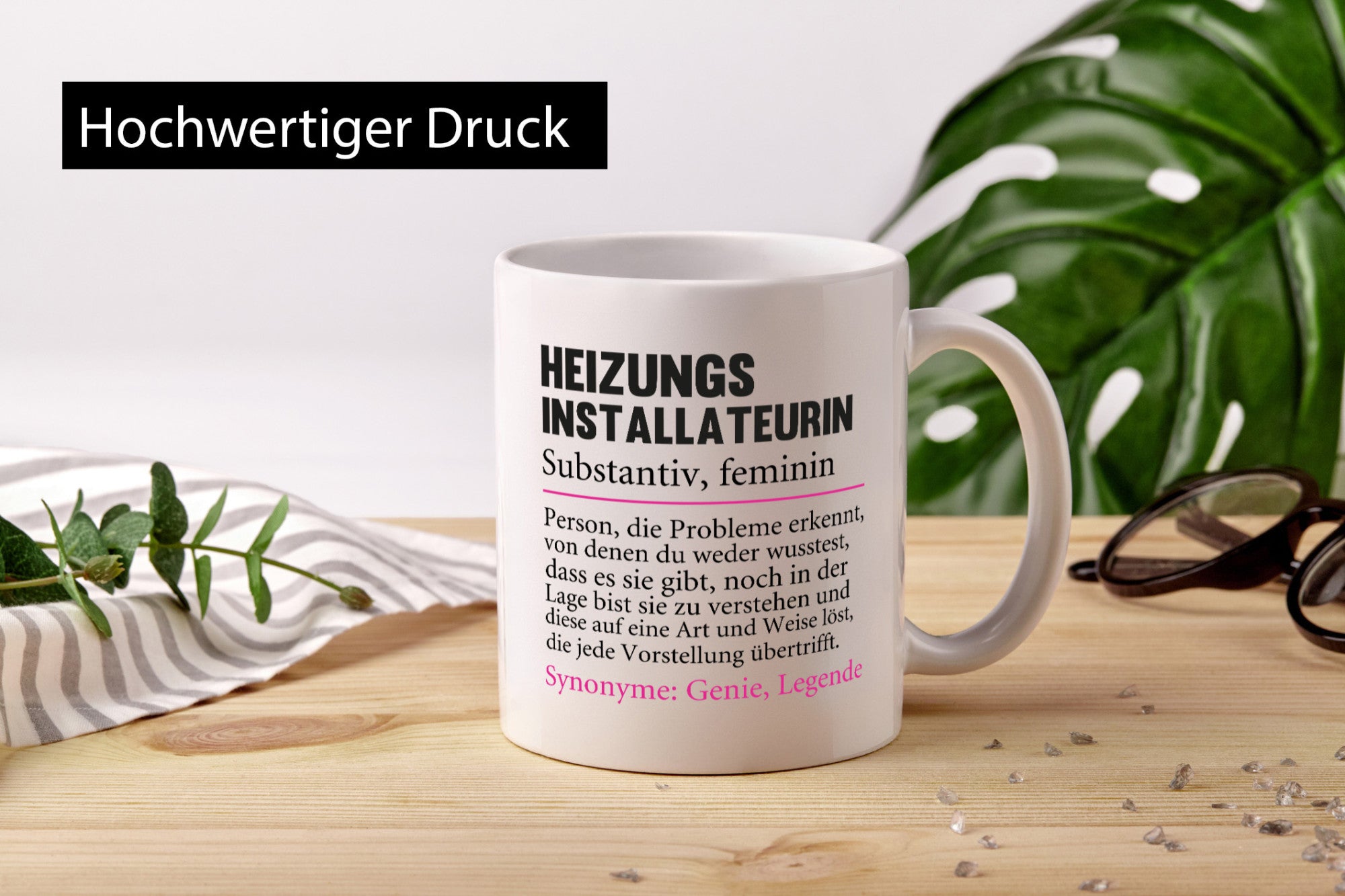 Heizungsinstallateurin | Beruf Spruch Heizung Geschenkidee Arbeit Kollegen Büro