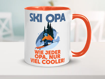 Ski Opa, normal, nur cooler | Skifahrer Bäume Schnee Geschenkidee Familie Humor