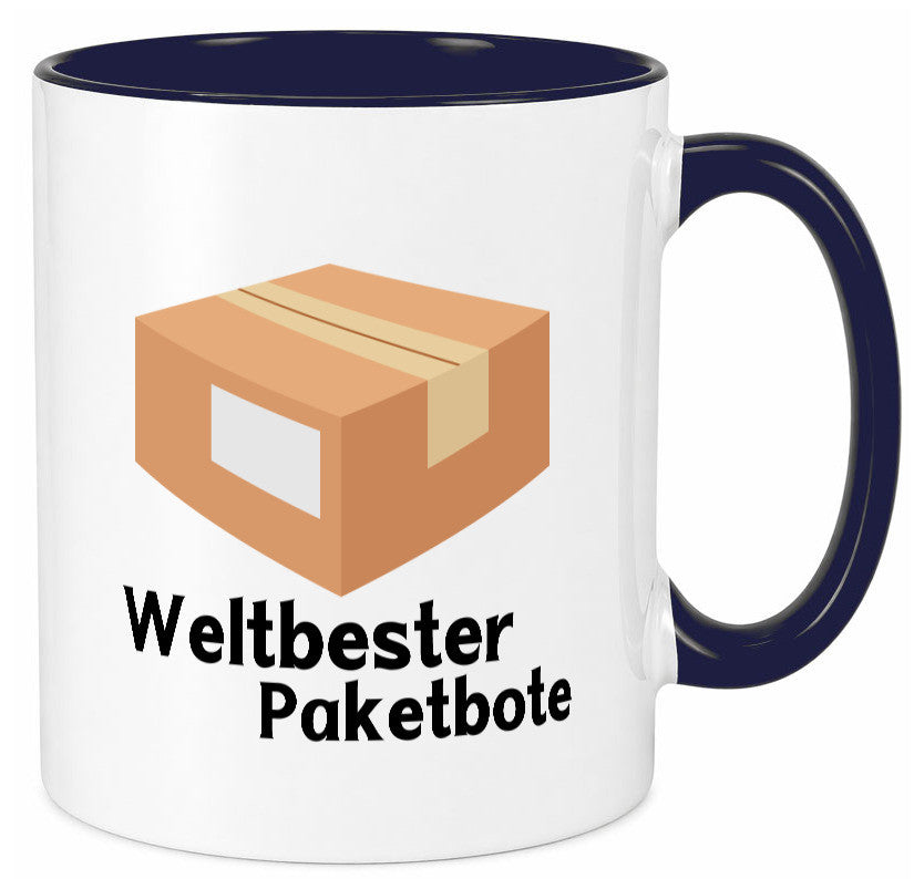 Weltbester Postbote | Paketlieferant lustiger Spruch Geschenk Humor Tasse