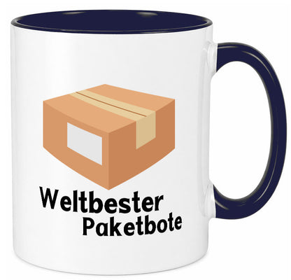 Weltbester Postbote | Paketlieferant lustiger Spruch Geschenk Humor Tasse