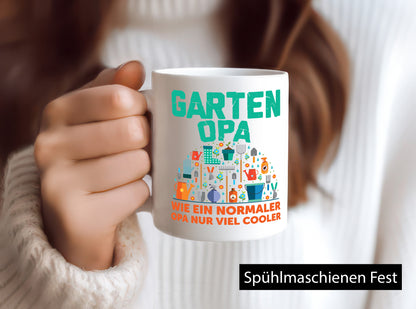 Garten Opa | Cooler Gärtner Humor Familie Geschenkidee Tasse