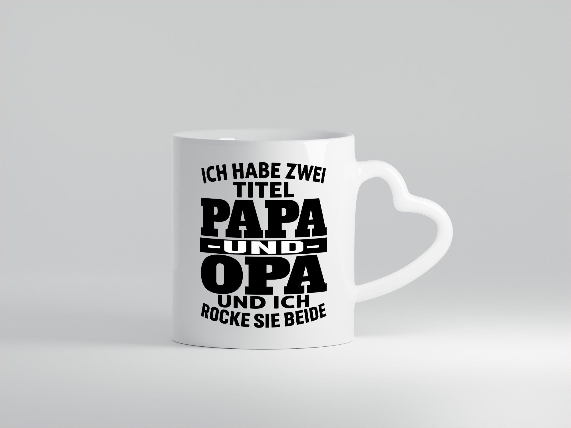 Ich habe zwei Titel Papa und Opa | Rock sie Großvater Humor Familie
