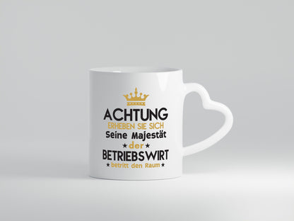 Seine Majestät Betriebswirt | Betriebswirtschaft Humor Geschenkidee Tasse