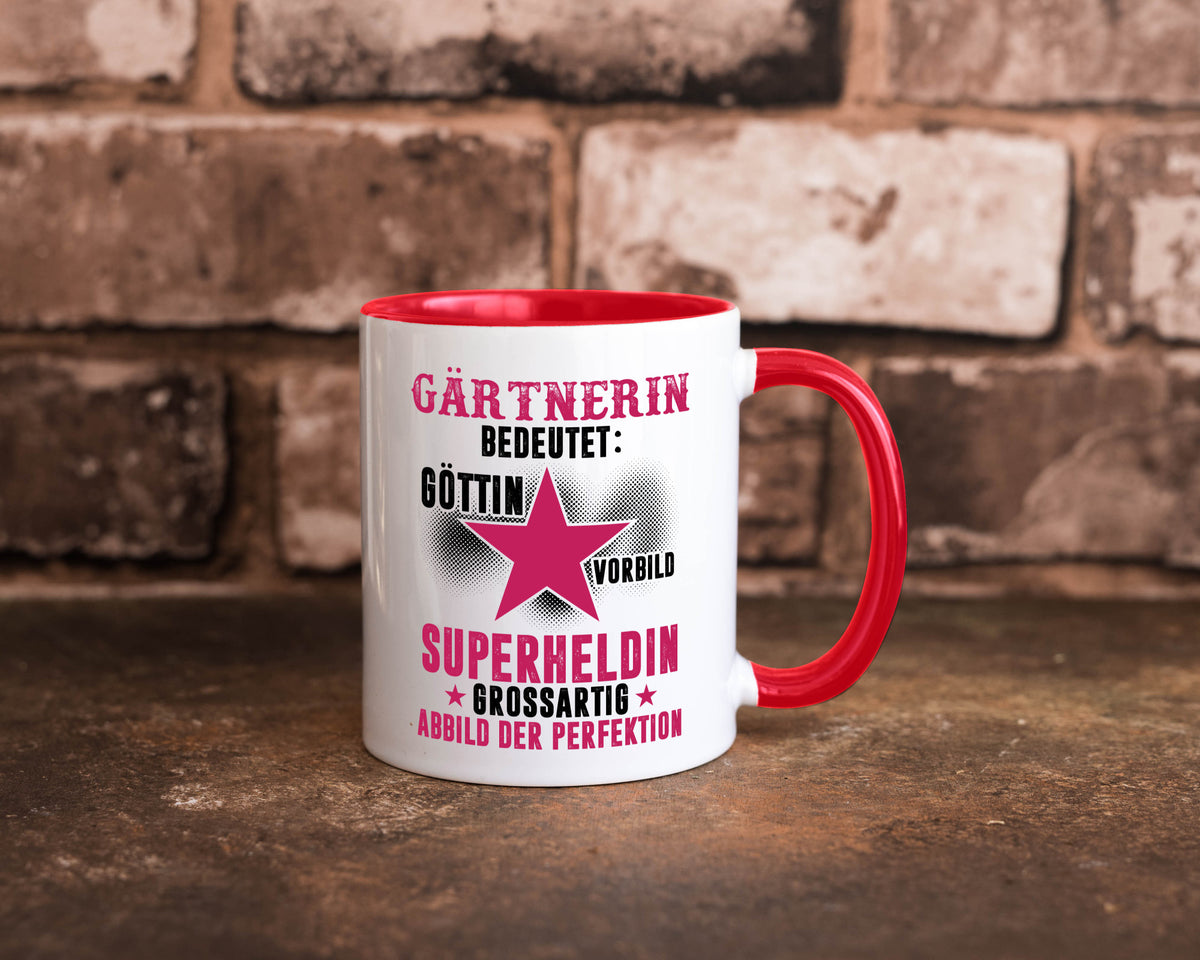 Bedeutung von Gärtnerin | Gartenbau lustiger Spruch Geschenk Humor Geschenkidee Tasse