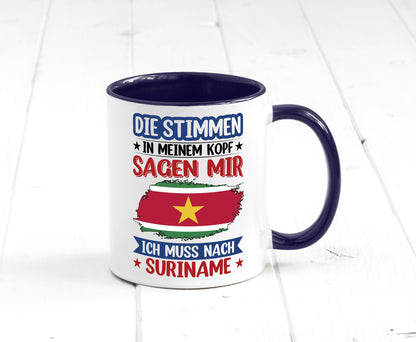 Suriname | Urlaub Stimmen in meinem Kopf Traumland v2 Geschenk Humor