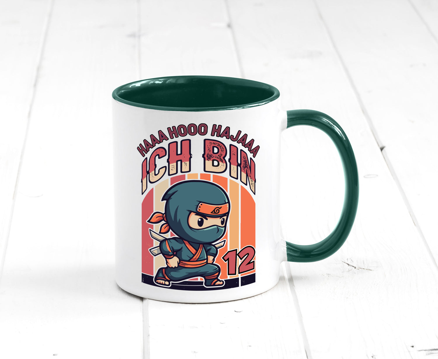 12. Geburtstag | Ninja Junge 12 Jahre Humor Geschenkidee Tasse