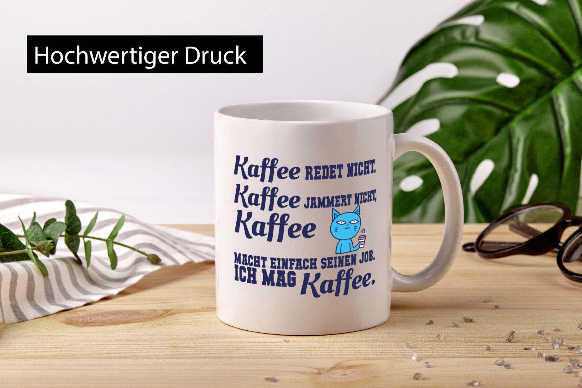 Ich mag Kaffee | Spruchtasse Morgenmuffel Humor Geschenkidee Tasse