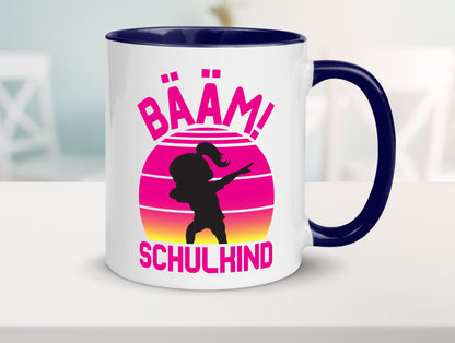 Bääm Schulkind | Einschuldung Schulanfang Geschenkidee Humor Tasse